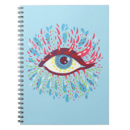 Trippy Eye Psychedelic Art Notitieboek