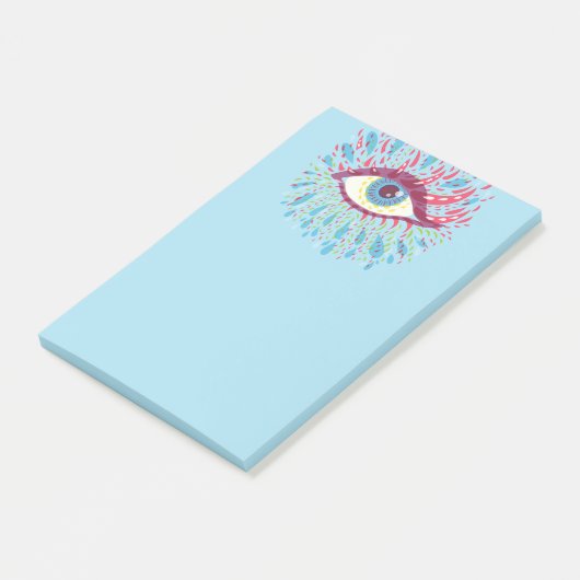 Trippy Eye Psychedelic Art Post-it® Notes (Schuin)