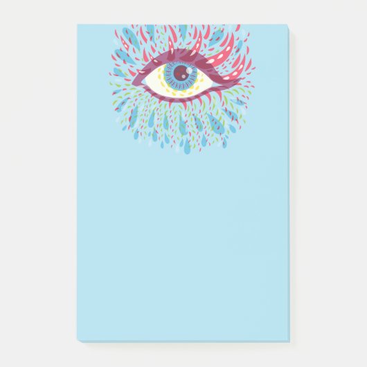 Trippy Eye Psychedelic Art Post-it® Notes (Voorkant)