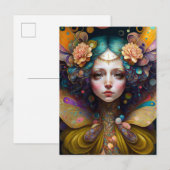 Trippy Fairy Fantasy Art Briefkaart (Voorkant / Achterkant)