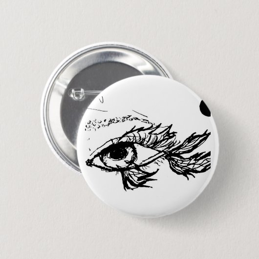 Trippy Fish Button (Voorkant /achterkant)