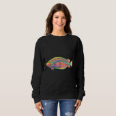 Trippy Fish Trui (Voorkant volledig)