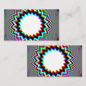 Trippy Flower Emblem Visitekaartje (Voorkant / Achterkant)