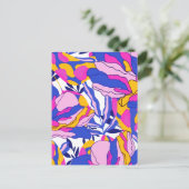 Trippy Flower Feestdagenkaart (Staand voorkant)