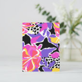 Trippy Flower Feestdagenkaart (Staand voorkant)