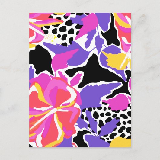 Trippy Flower Feestdagenkaart (Voorkant)