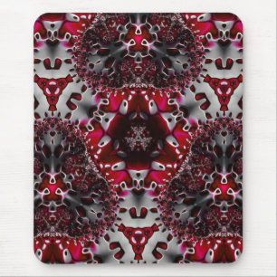 Trippy Fractal Art onderzetter Muismat
