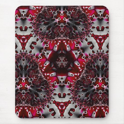 Trippy Fractal Art onderzetter Muismat (Voorkant)