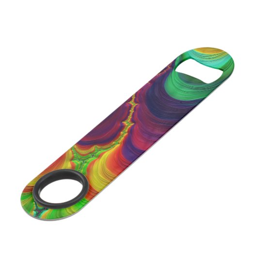 Trippy Fractal Art Speed Flessenopener (Voorkant Gekanteld)