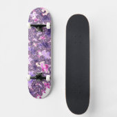 Trippy Funky Boho Groovy Pastel Spiraal Fractal Ar Persoonlijk Skateboard (Voorkant)