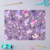 Trippy Funky Boho Groovy Pastel Spiraal Fractal Ar Tissuepapier (Craft)