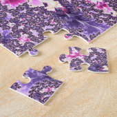 Trippy Funky Boho Pastel Spiral Fractal Art Legpuzzel (Zijkant)