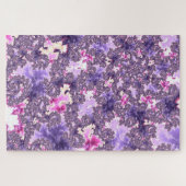 Trippy Funky Boho Pastel Spiral Fractal Art Legpuzzel (Horizontaal)