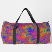 Trippy Funky Bold Vibrant Rainbow Abstract Fractal Plunjezak (Voorkant)