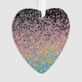Trippy Funky Gepixeldeerde Polygender Pride Vlag Ornament (voorkant)
