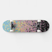 Trippy Funky Gepixeldeerde Polygender Pride Vlag Persoonlijk Skateboard (Horizontaal)