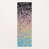 Trippy Funky Gepixeldeerde Polygender Pride Vlag Yogamat (Voorkant)