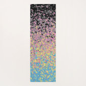 Trippy Funky Gepixeldeerde Polygender Pride Vlag Yogamat (Achterkant)