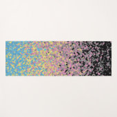 Trippy Funky Gepixeldeerde Polygender Pride Vlag Yogamat (Voorkant (horizontaal))