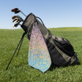 Trippy Funky Gepixeliseerde Polygender Pride Vlag Golfhanddoek (Groen)