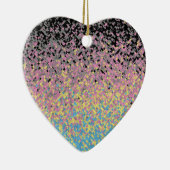 Trippy Funky Gepixeliseerde Polygender Pride Vlag Keramisch Ornament (Rechts)