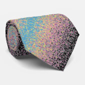 Trippy Funky Gepixeliseerde Polygender Pride Vlag Stropdas (Opgerold)