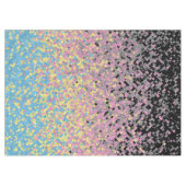 Trippy Funky Gepixeliseerde Polygender Pride Vlag Tafelkleed (Voorkant (Horizontaal))