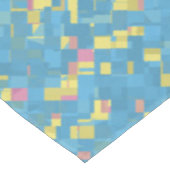 Trippy Funky Gepixeliseerde Polygender Pride Vlag Tafelkleed (Gekanteld)