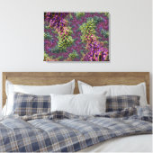 Trippy Funky Groovy Digitale Abstracte Fractale Ku Canvas Afdruk (Insitu (Slaapkamer))