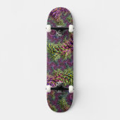 Trippy Funky Groovy Digitale Abstracte Fractale Ku Persoonlijk Skateboard (Voorkant)