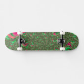 Trippy Funky Psychedelic Groovy Spiral Fractal Art Persoonlijk Skateboard (Horizontaal)