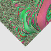 Trippy Funky Psychedelic Groovy Spiral Fractal Art Tissuepapier (Detail)