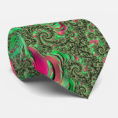 Trippy Funky Psychedelische Groovy Spiraal Fractal Stropdas (Opgerold)