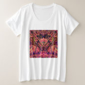 Trippy Garland Grote Maat T-shirt (Design voorkant)
