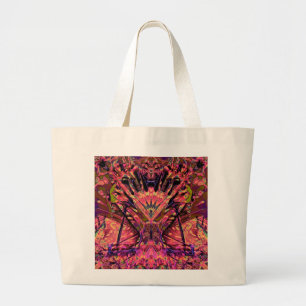Trippy Garland Grote Tote Bag