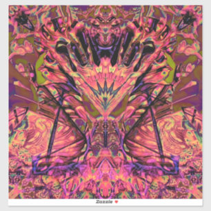 Trippy Garland Sticker