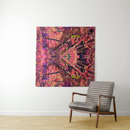 Trippy Garland Wandkleed (In Situ (horizontaal))