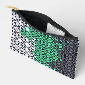 Trippy Gepixelde Abstract Neutrois Pride Vlag Etui (Open)