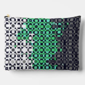 Trippy Gepixelde Abstract Neutrois Pride Vlag Etui (Voorkant)