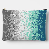 Trippy Gepixelde Abstracte Frayromantische Pride V Etui (Voorkant)