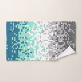 Trippy Gepixelde Abstracte Frayromantische Pride V Handdoek (Handdoek)