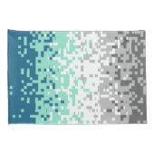 Trippy Gepixelde Abstracte Frayromantische Pride V Kussensloop (Achterkant-Rechts)