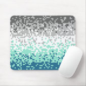 Trippy Gepixelde Abstracte Frayromantische Pride V Muismat (Met muis)