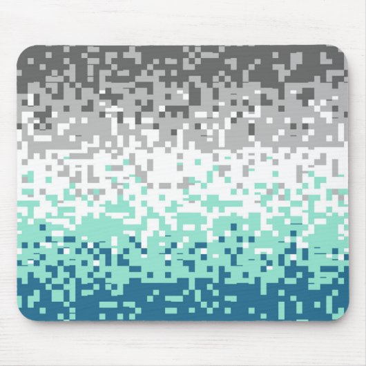 Trippy Gepixelde Abstracte Frayromantische Pride V Muismat (Voorkant)