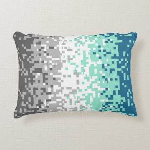 Trippy Gepixelde Abstracte Frayromantische Pridevl Accent Kussen
