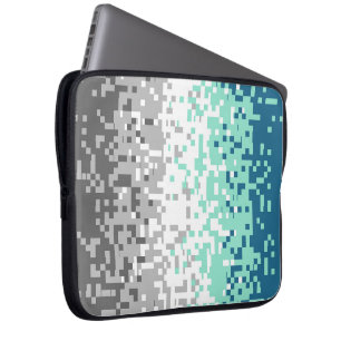 Trippy Gepixelde Abstracte Frayromantische Pridevl Laptop Sleeve