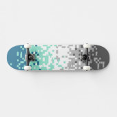 Trippy Gepixelde Abstracte Frayromantische Pridevl Persoonlijk Skateboard (Horizontaal)