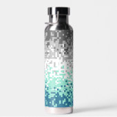 Trippy Gepixelde Abstracte Frayromantische Pridevl Waterfles (Rechts)