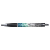 Trippy Gepixeliseerde Abstracte Frayromantische Pr Pen (Achterkant)