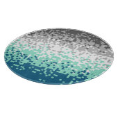 Trippy Gepixeliseerde Abstracte Frayromantische Pr Snijplank (Hoek)